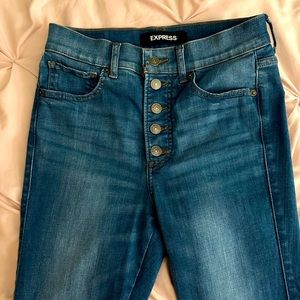Express Hyper Stretch Jean Legging - Size 6 Long